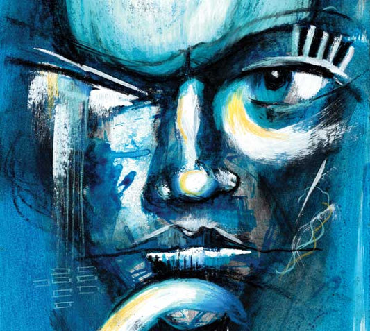 I'm Watching - Cyberpunk Abstract Face Painting
