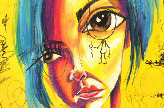 Will She Ever Party Again Abstract Painting
