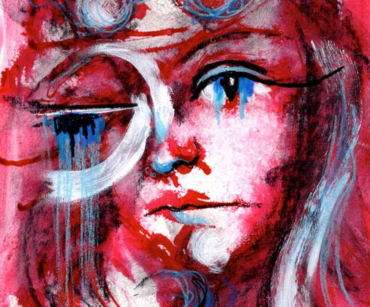 In the Pink - Abstract Portrait