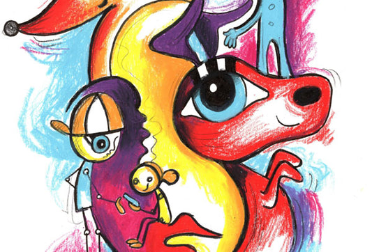 The Nose Knows Doodle Painting