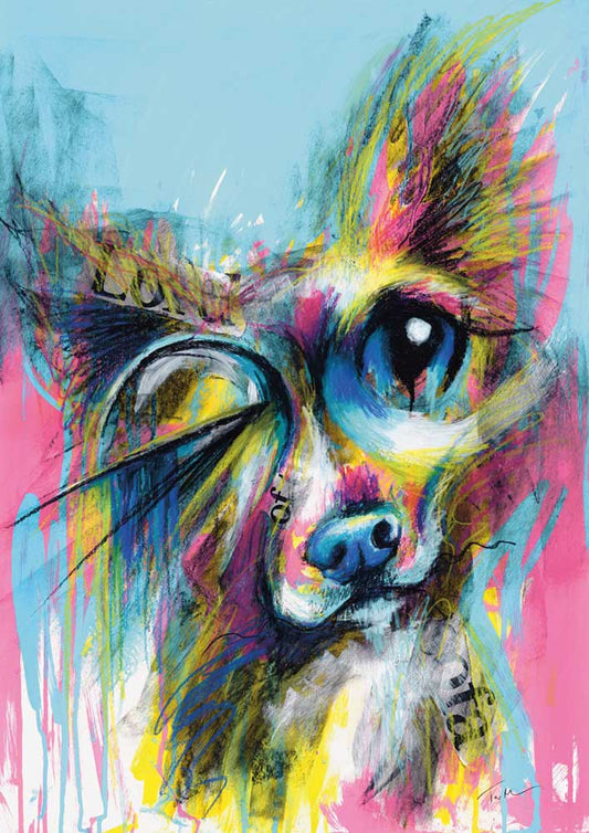 Small Dog Art Print