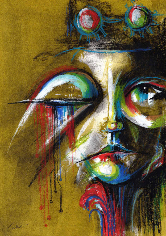 Electric Eyes Original Painting