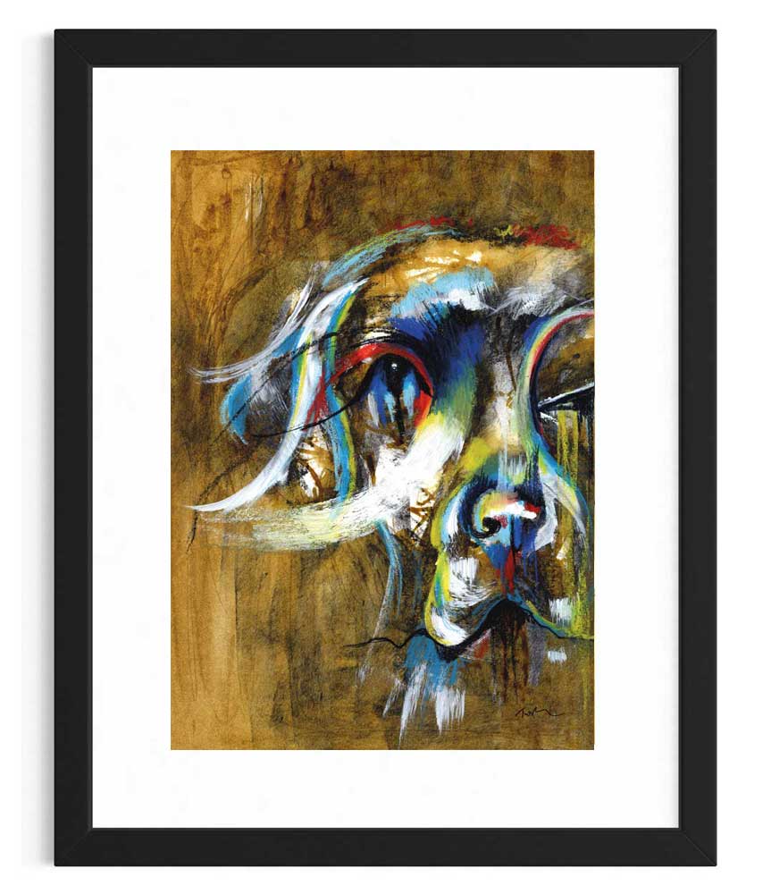 Loyal Friend Labrador Painting Original