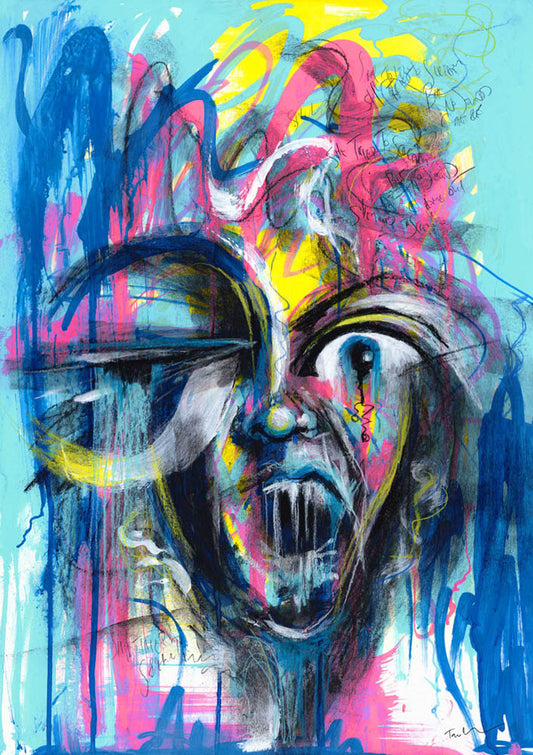 Silent Scream - Abstract Painting Process