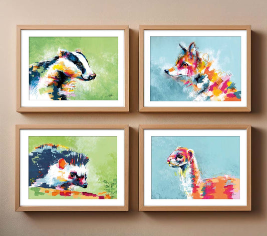 Creating Vibrant Wildlife Art: My Process Behind Colourful Animal Abstract Paintings