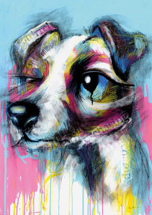 Jack Russell Terrier Dog Art Print