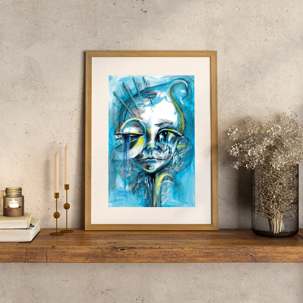 Enchanted Blue Original Painting – Tara Roskell Art