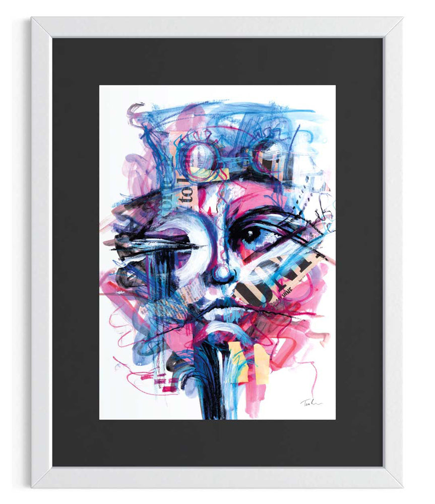 Face Their Words Art Print