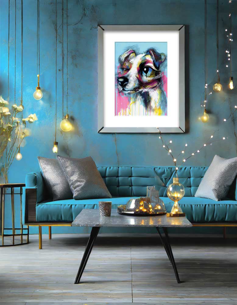 Jack Russell Terrier Dog Art Print