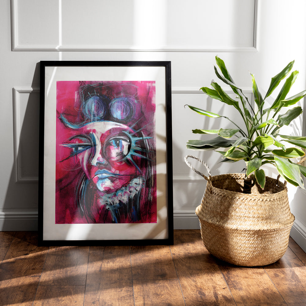 Magenta Haze Original Painting