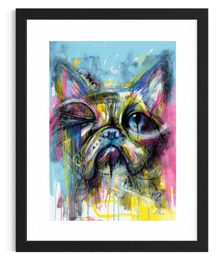 French Bulldog Painting "Who Ate My Dinner"