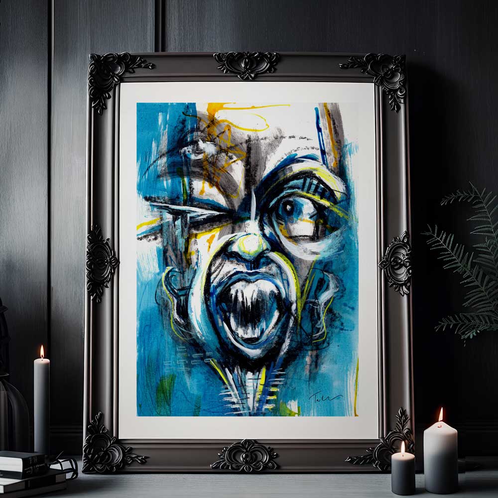 Savage Scream Original Painting